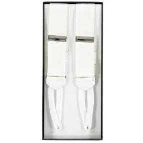 Formal White Suspenders