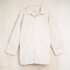 10-Pocket Maker Coat, Undyed Organic Cotton Twill   Canvas