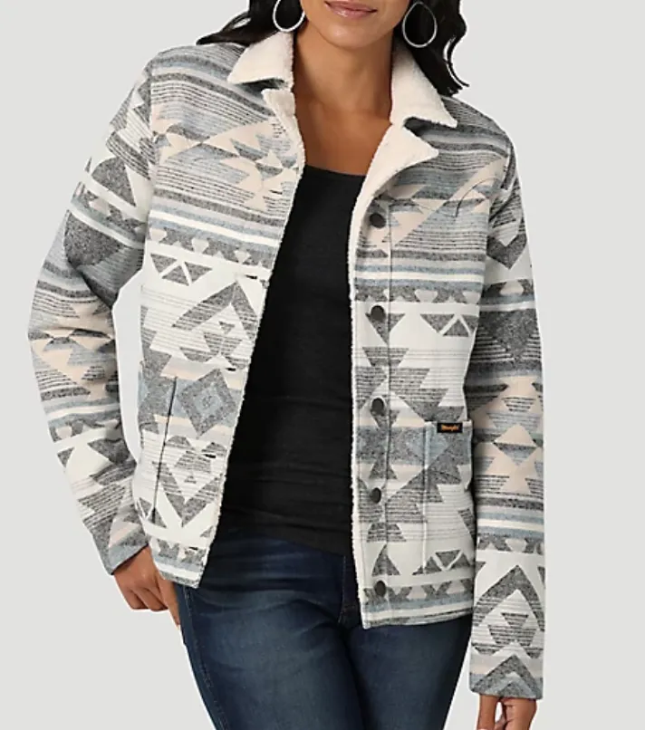 112336451 - Wrangler® Women's Sherpa Lined Jacket