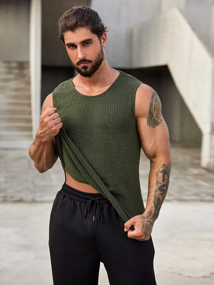 2 Pack Ribbed Knit Tank Tops (US Only)