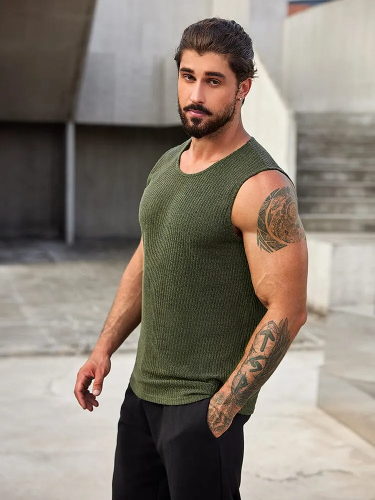 2 Pack Ribbed Knit Tank Tops (US Only)