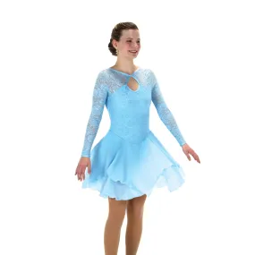 203 Figure Skating Dreamtime Dance Dress Crystal Blue or Wine