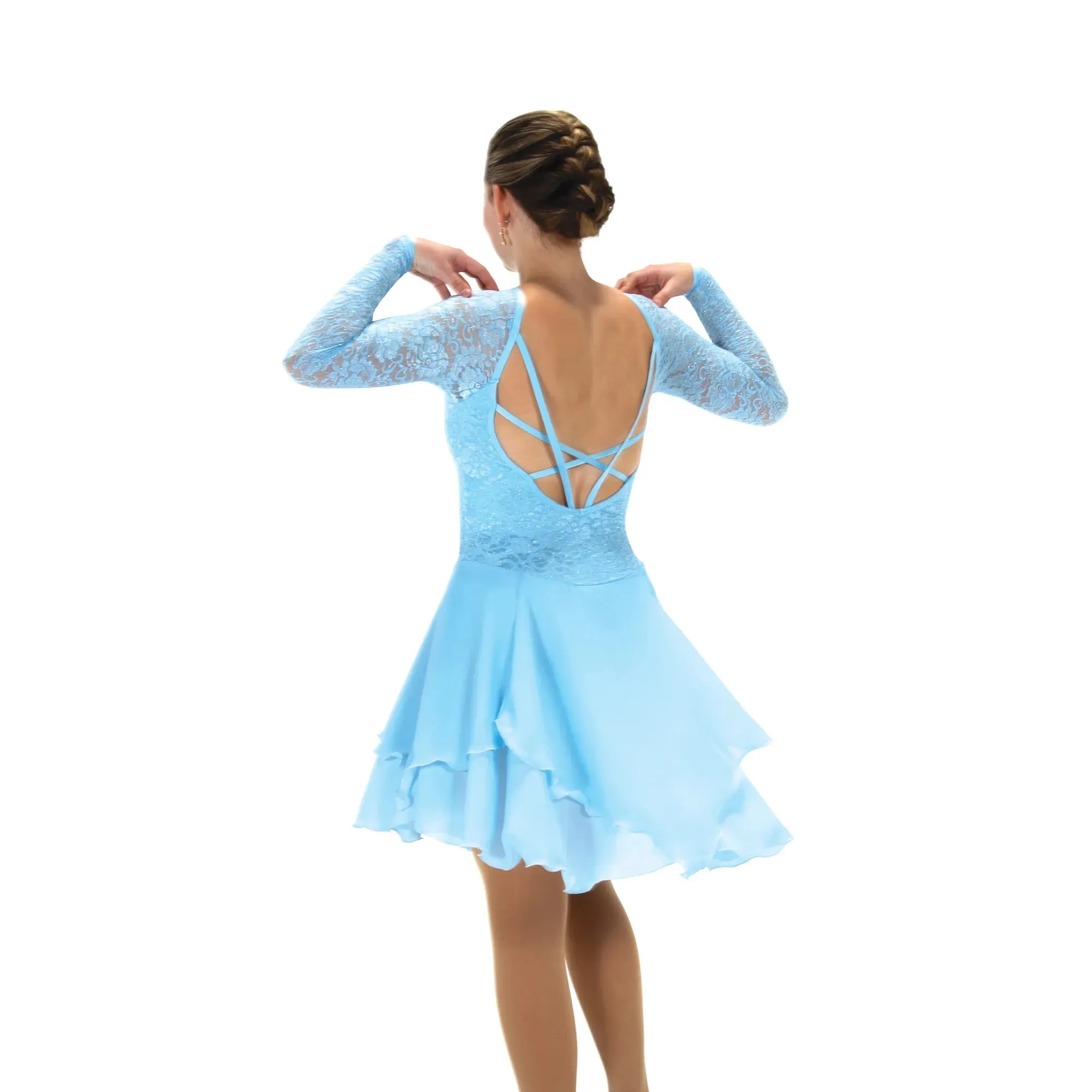 203 Figure Skating Dreamtime Dance Dress Crystal Blue or Wine