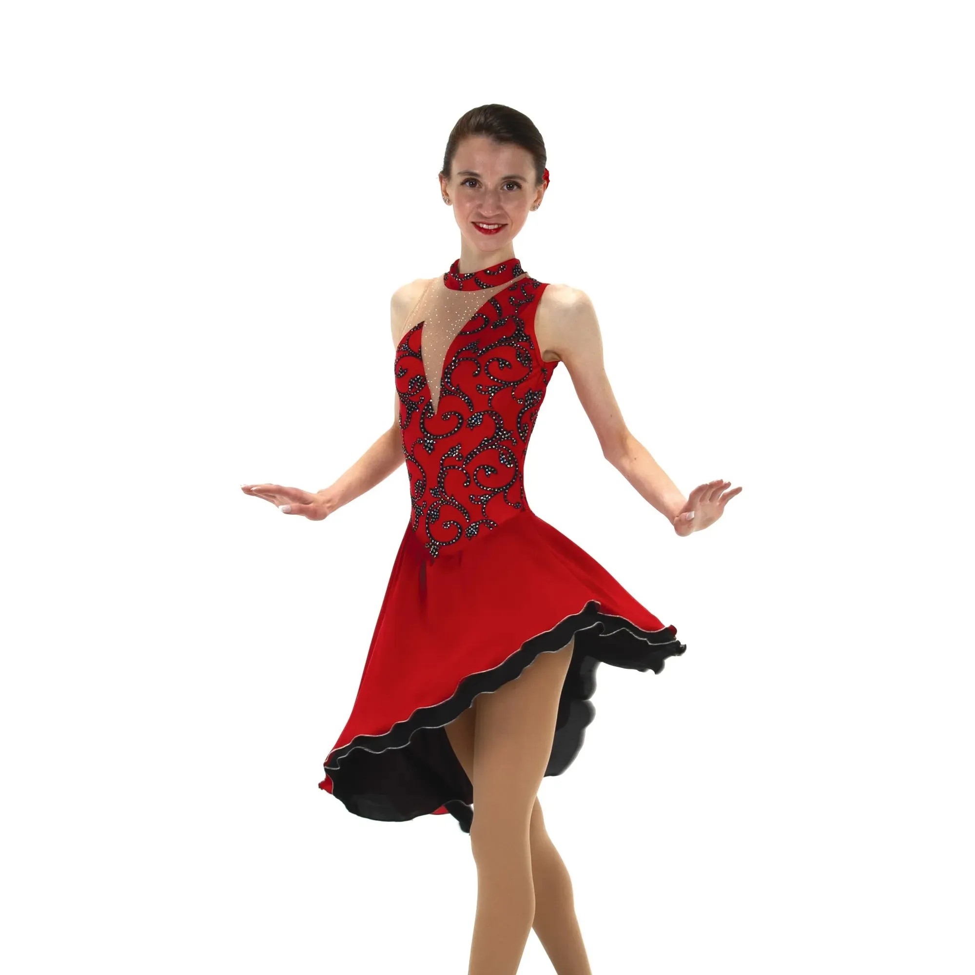 207 Figure Skating Tango on Fire Dress