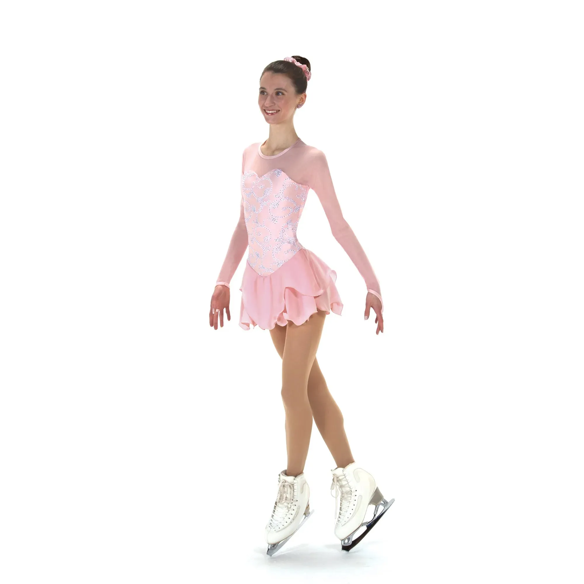 526 Figure Skating Frost Petal Dress - Petal Pink