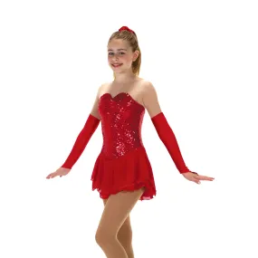 531 Figure Skating Sequins at Heart Dress