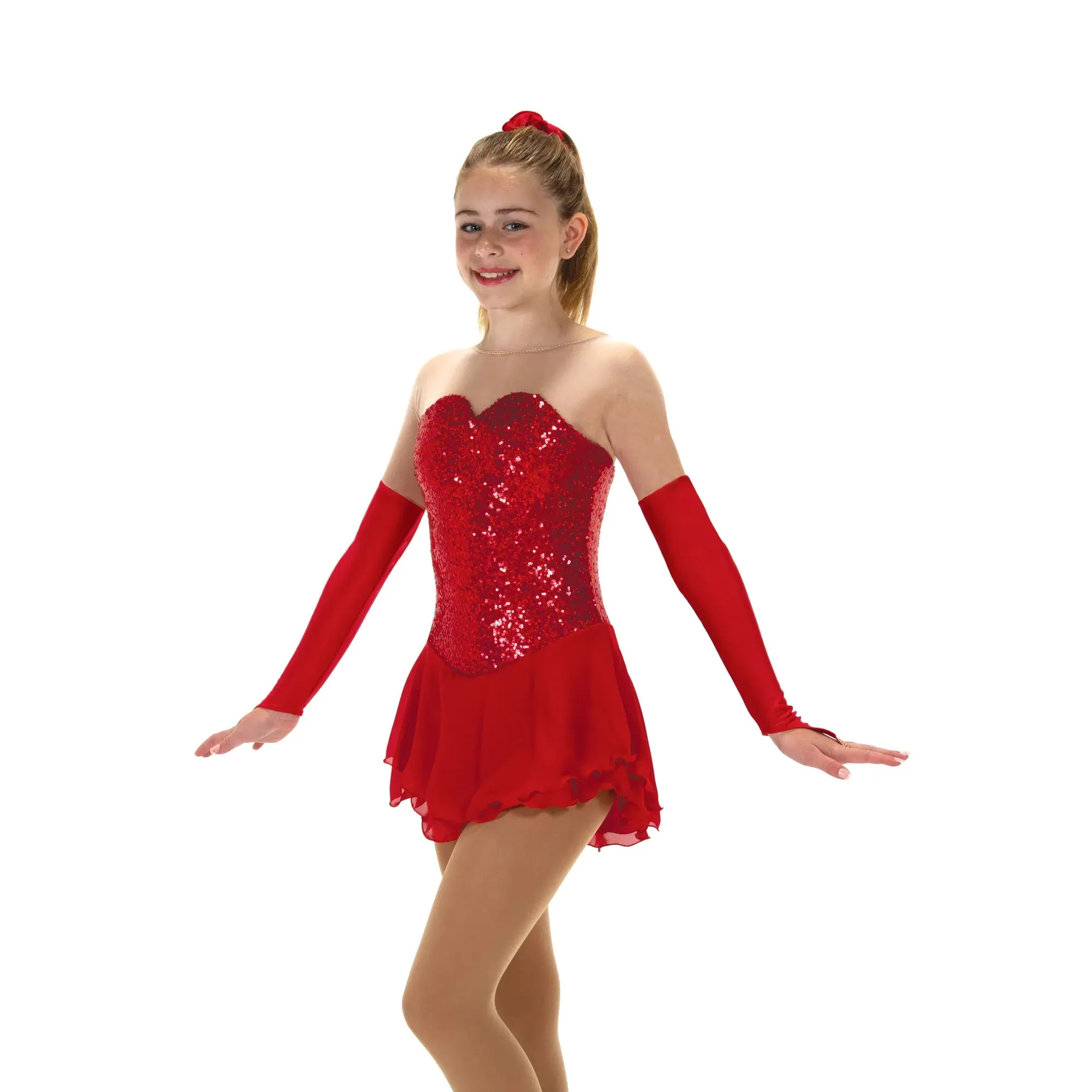 531 Figure Skating Sequins at Heart Dress