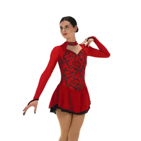 551 Figure Skating Lipstick Red Dress