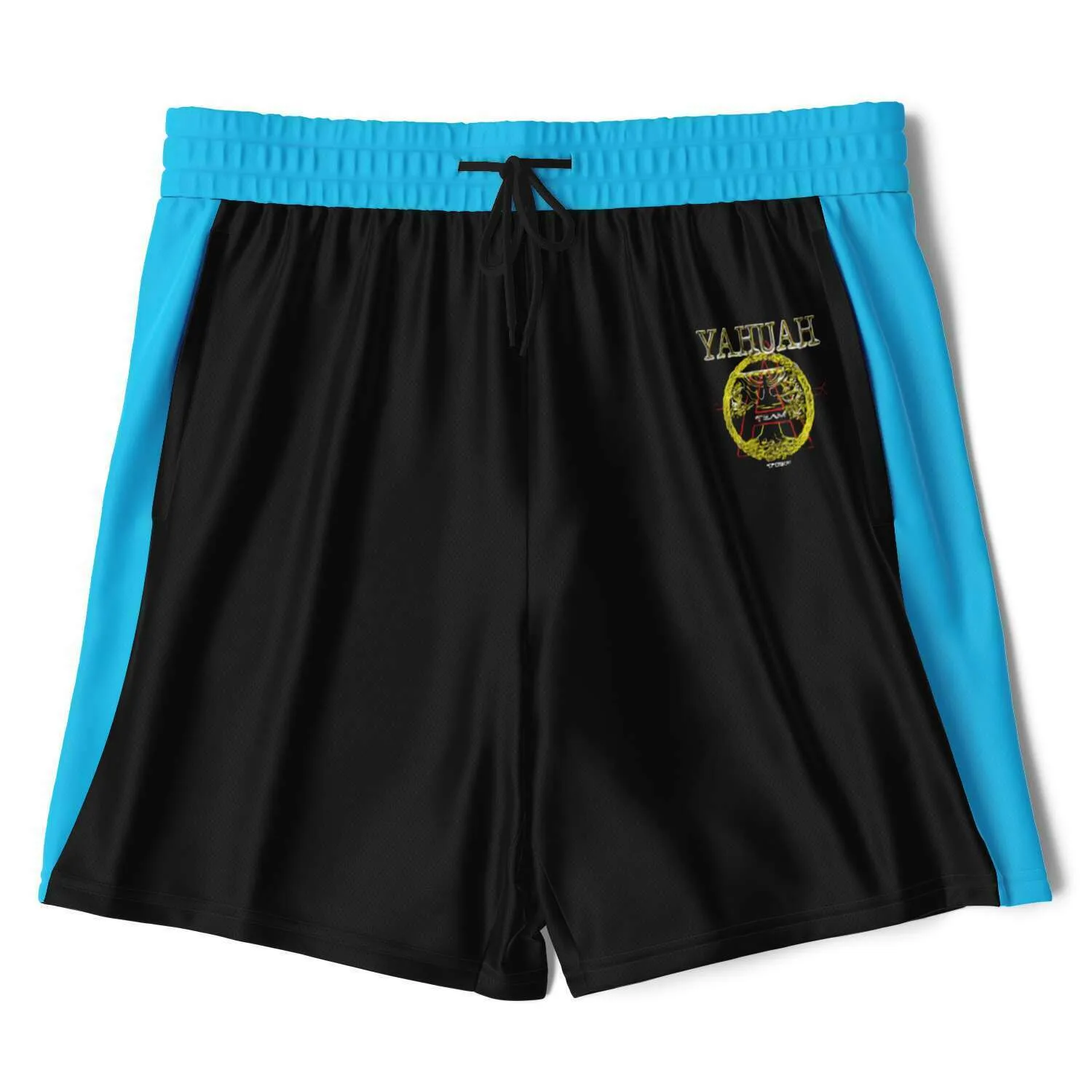 A-Team 01 Blue Men's Designer 2-in-1 Shorts