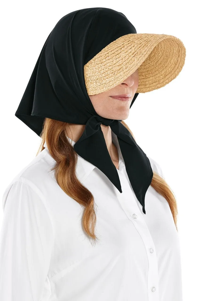 Abril Scarf Hat | Black