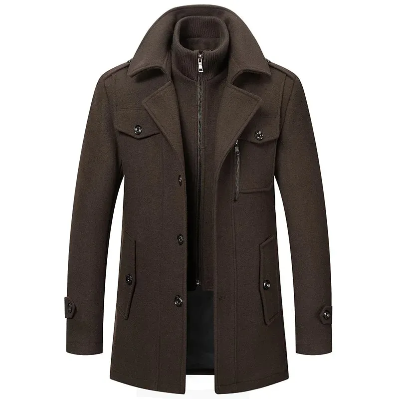 AlpineEdge Woolen Overcoat