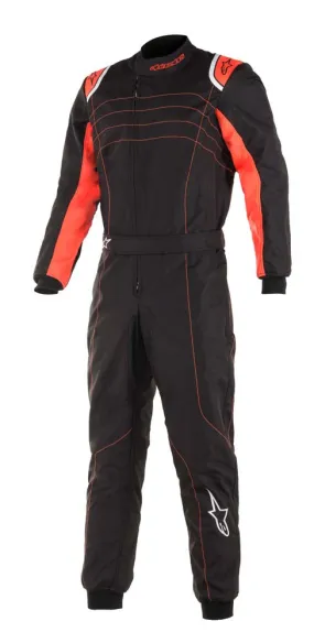 ALPINESTARS 3356019_1030_54 KMX-9 v2 SUIT, black/red, size 54