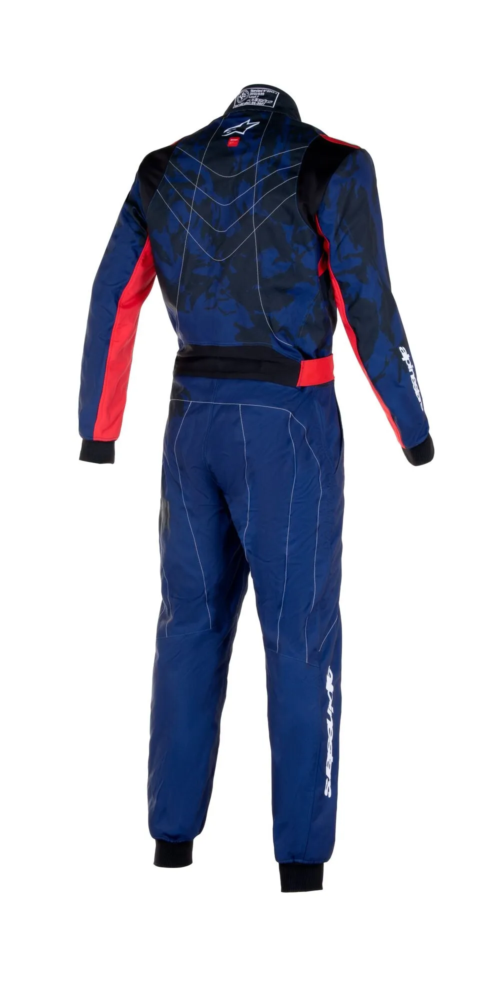 ALPINESTARS 3356623_7138_130 KMX-9 V2 S GRAPHIC 5 Karting suit, CIK, youth, navy/red, Size 130