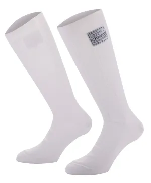 ALPINESTARS 4704021_20_L RACE V4 Racing socks, FIA 8856-2018, white, Size L