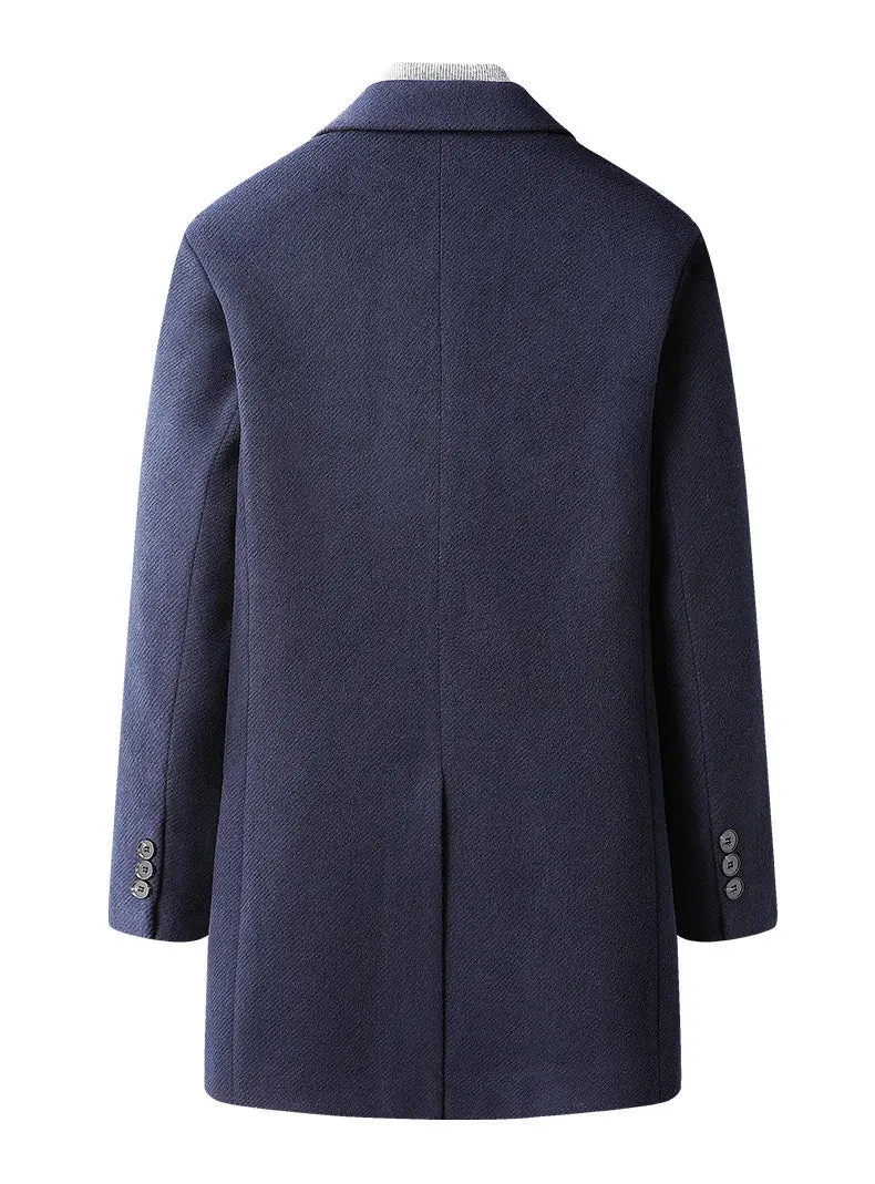 Autumn business overcoat