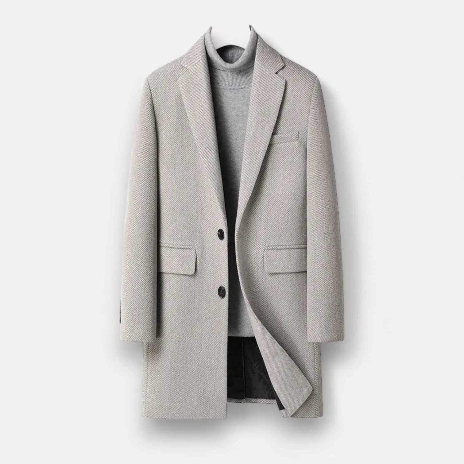 Autumn business overcoat