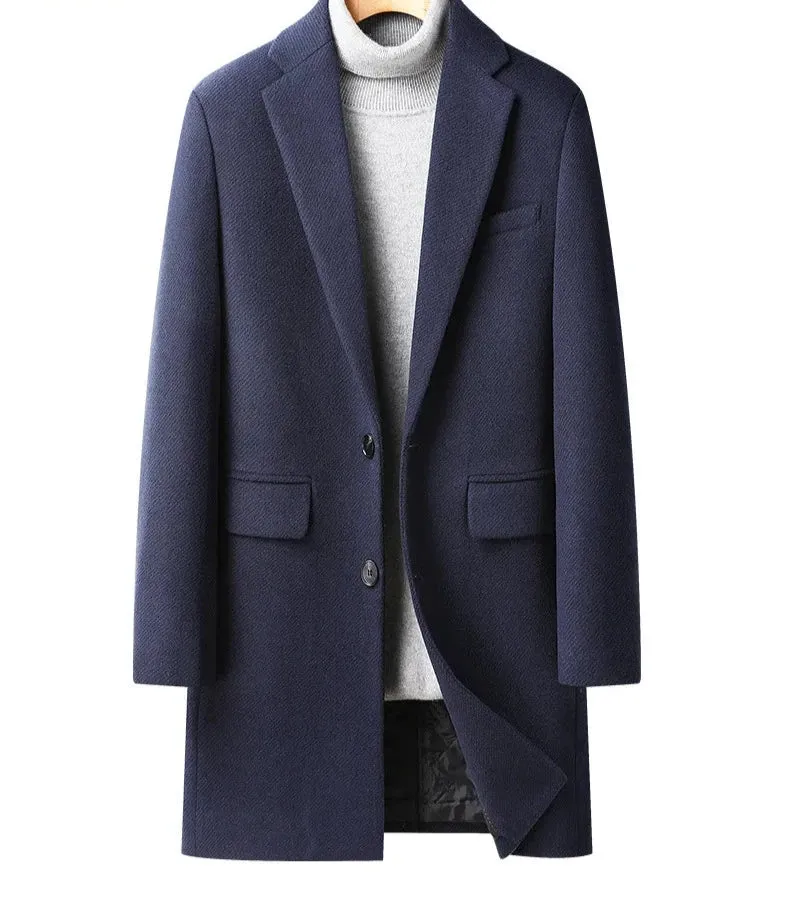 Autumn business overcoat