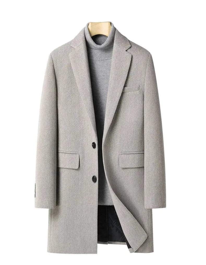 Autumn business overcoat