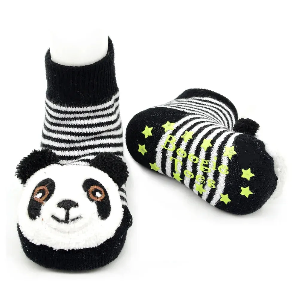 Baby Panda Boogie Toes Rattle Socks - 0-1Y