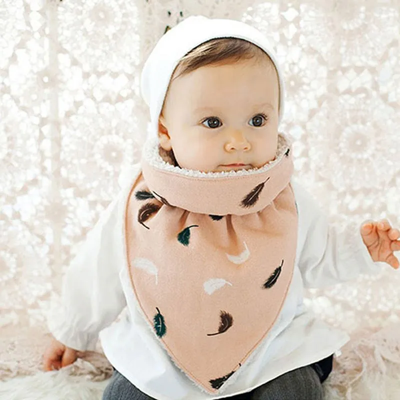 Baby Winter Warm Cute Feeding Scarf and Towel