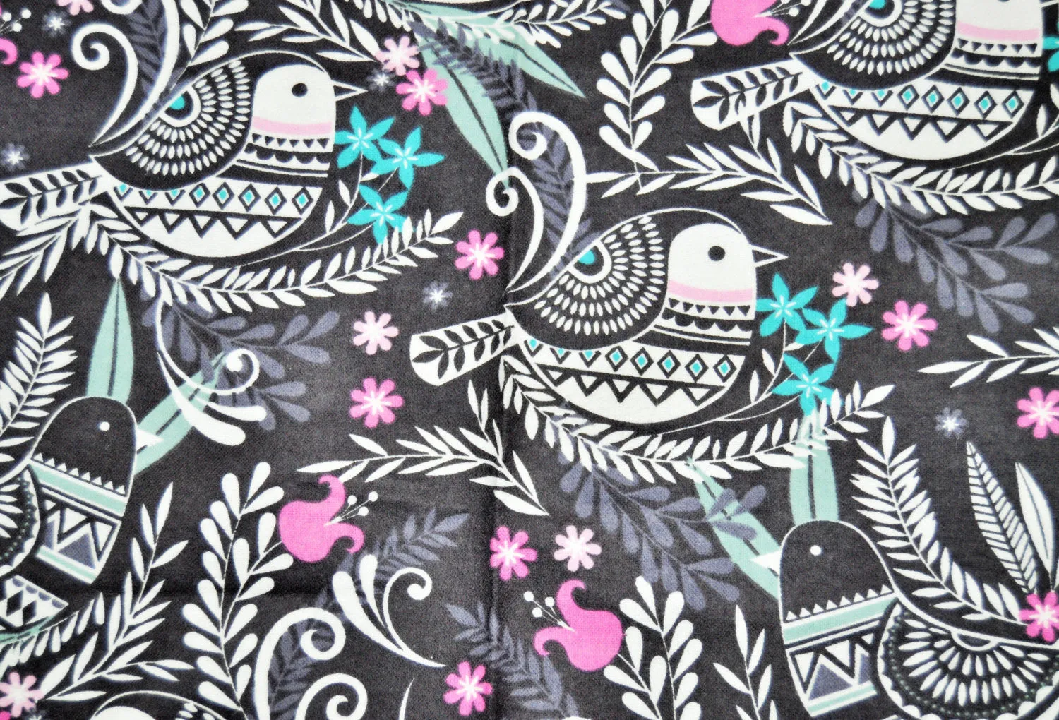 Baby/Toddler birds infinity scarf, soft baby scarf, trendy baby scarf, black and pink infinity baby scarf,infinity scarf,teal scarf