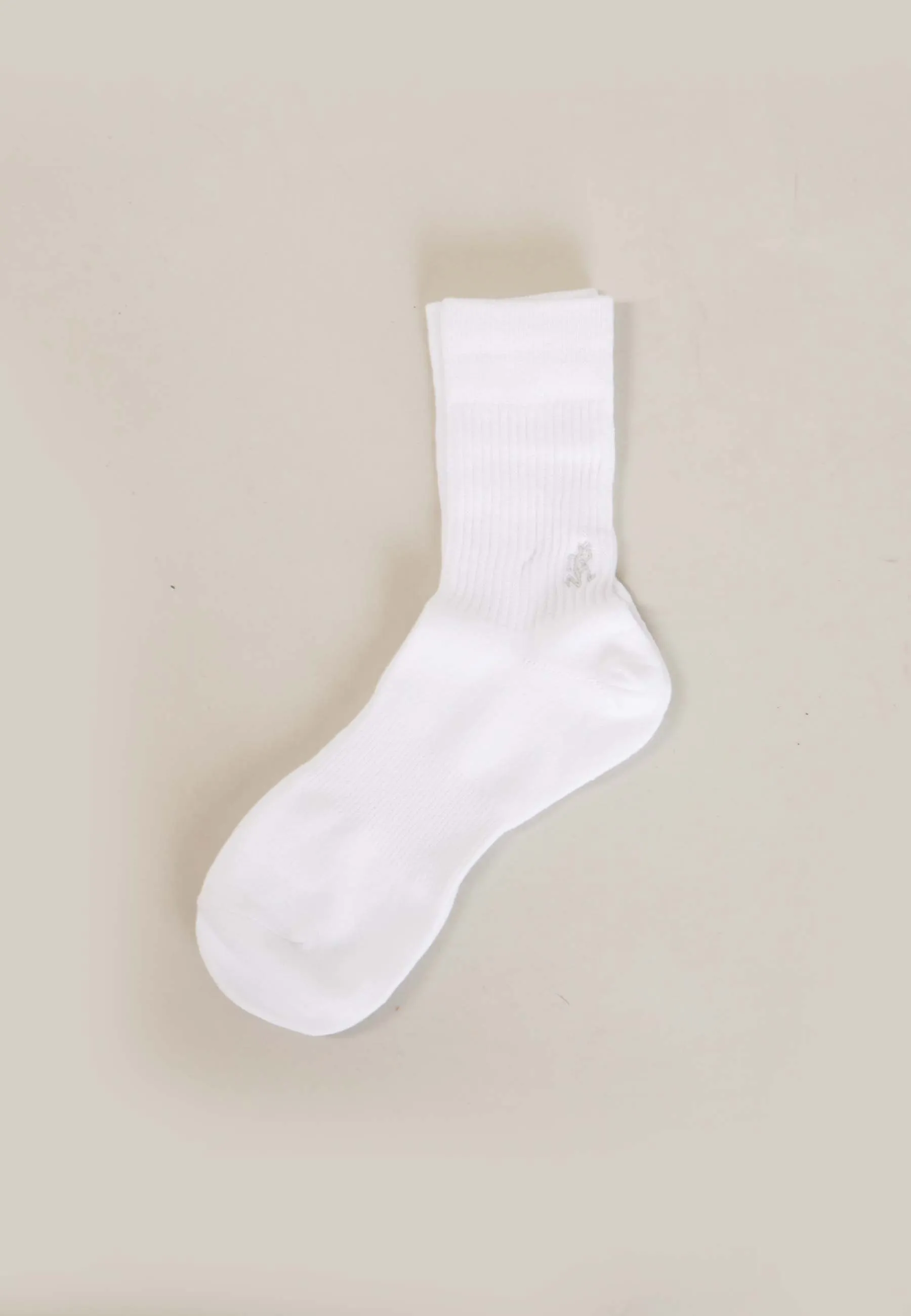 Basic Crew Socks A 3 pack - White