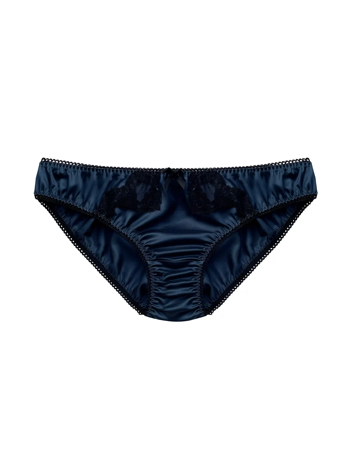 Bella Blue Organic Bamboo Silk Knicker