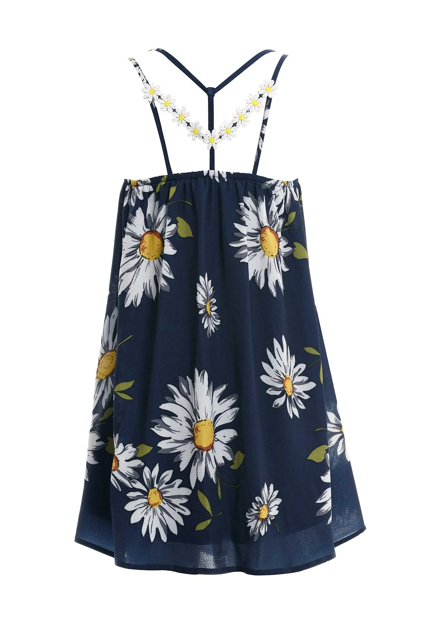 Big Girls Daisy Floral Print Slip Sundress