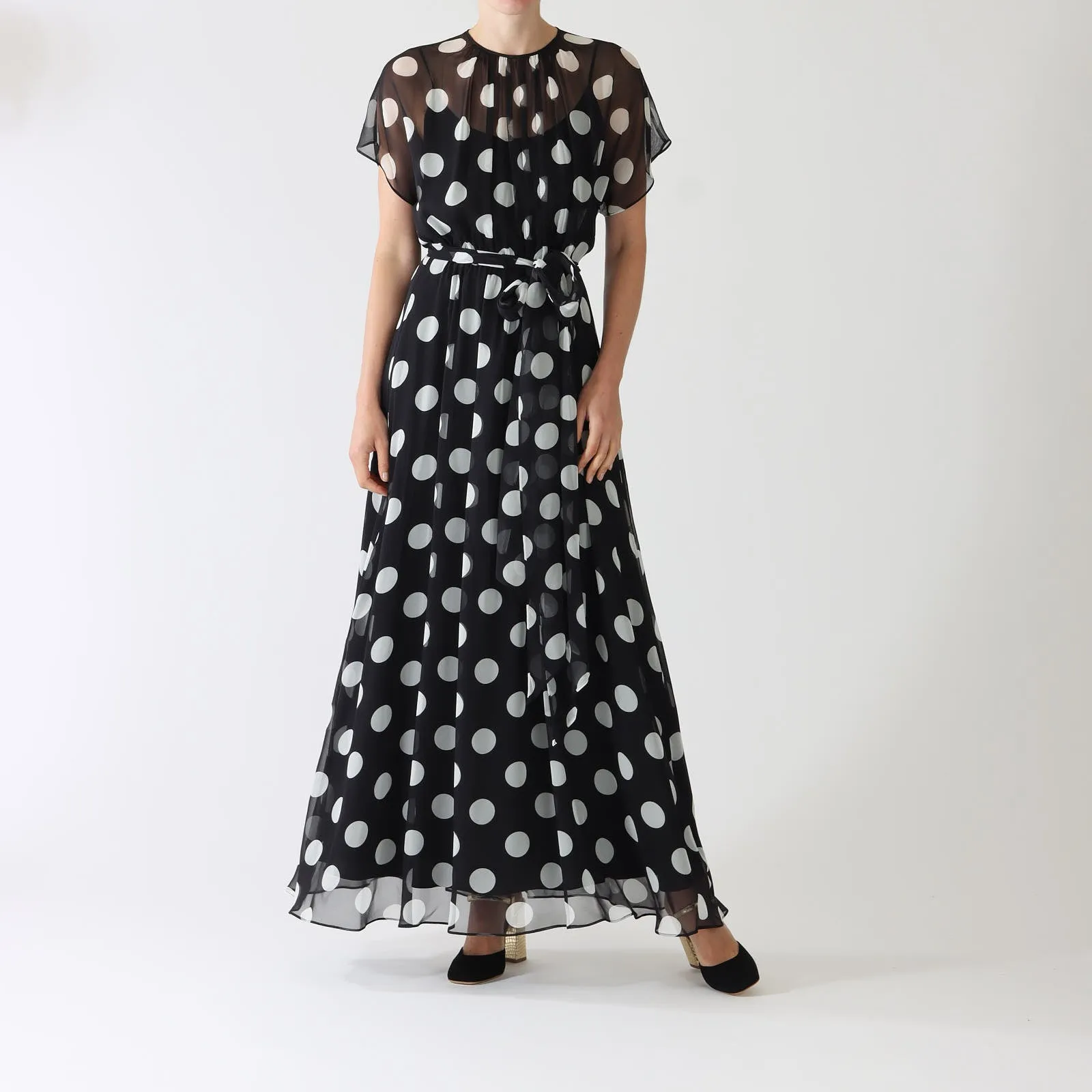 Black & White Novak Maxi Dress