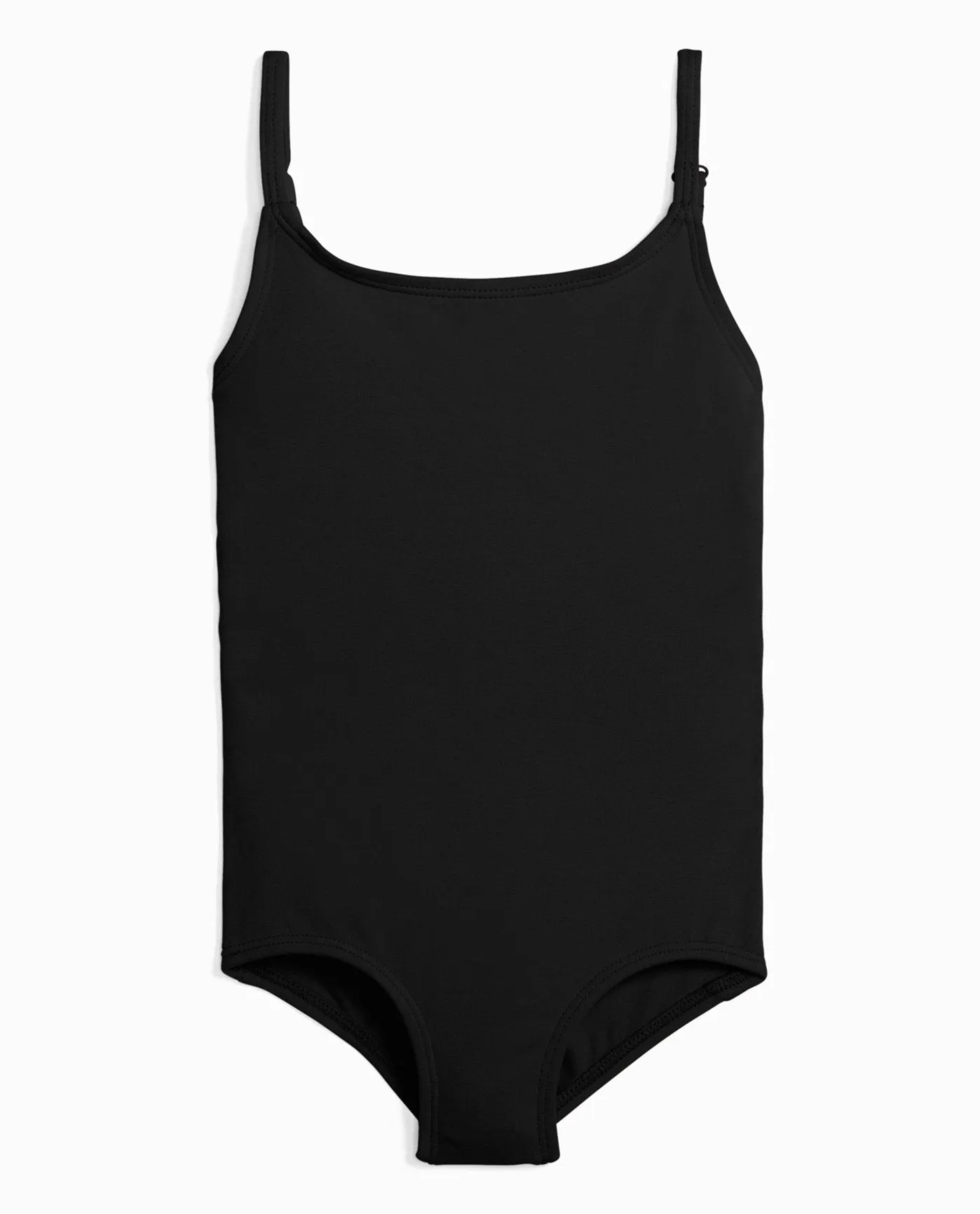 Black Girl's Cotton Camisole Leotard