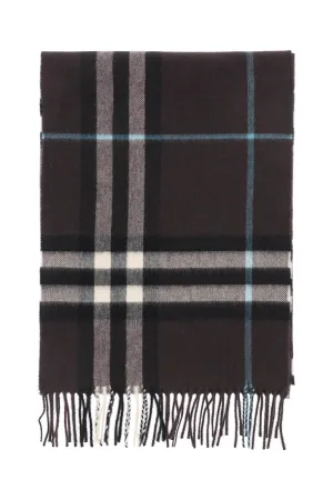 Burberry check scarf in cashmere