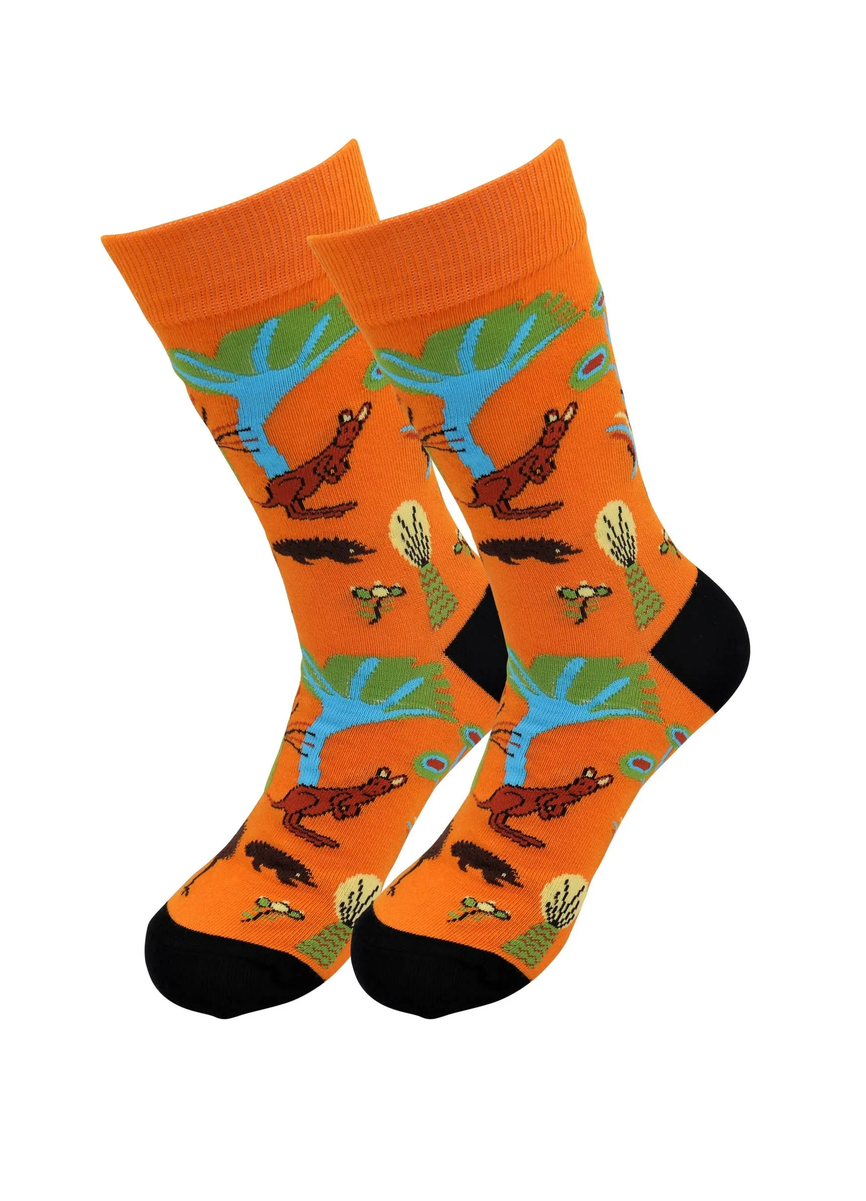 Casual Designer Animal Socks - Kangaroo -for Men and Women