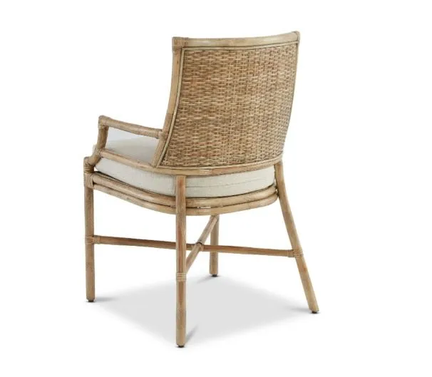 Cayman Rattan Dining Chair - Mud Grey