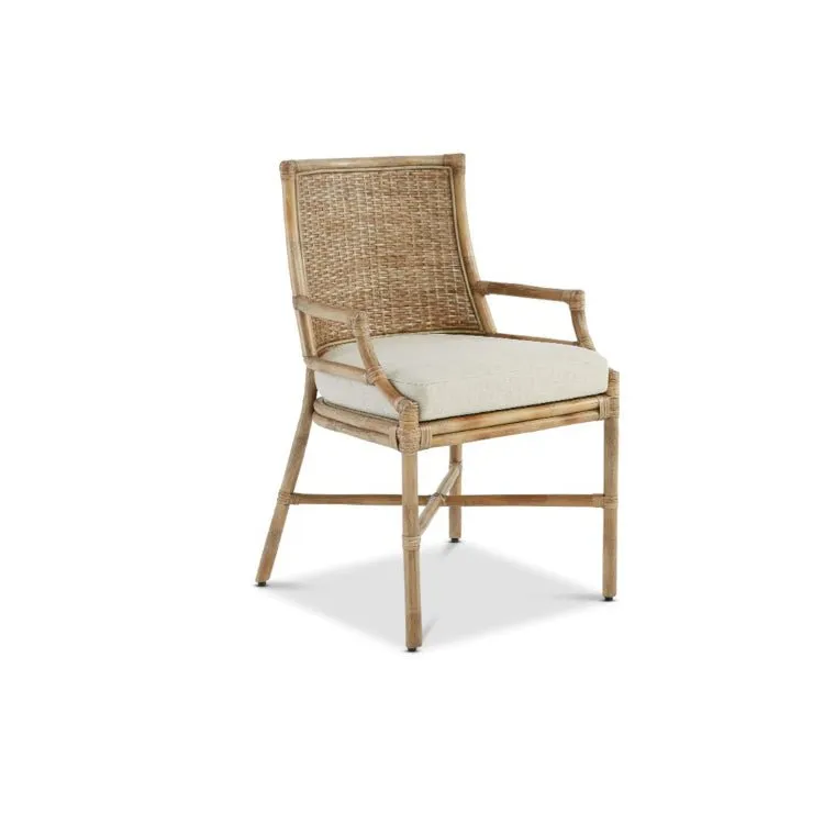 Cayman Rattan Dining Chair - Mud Grey