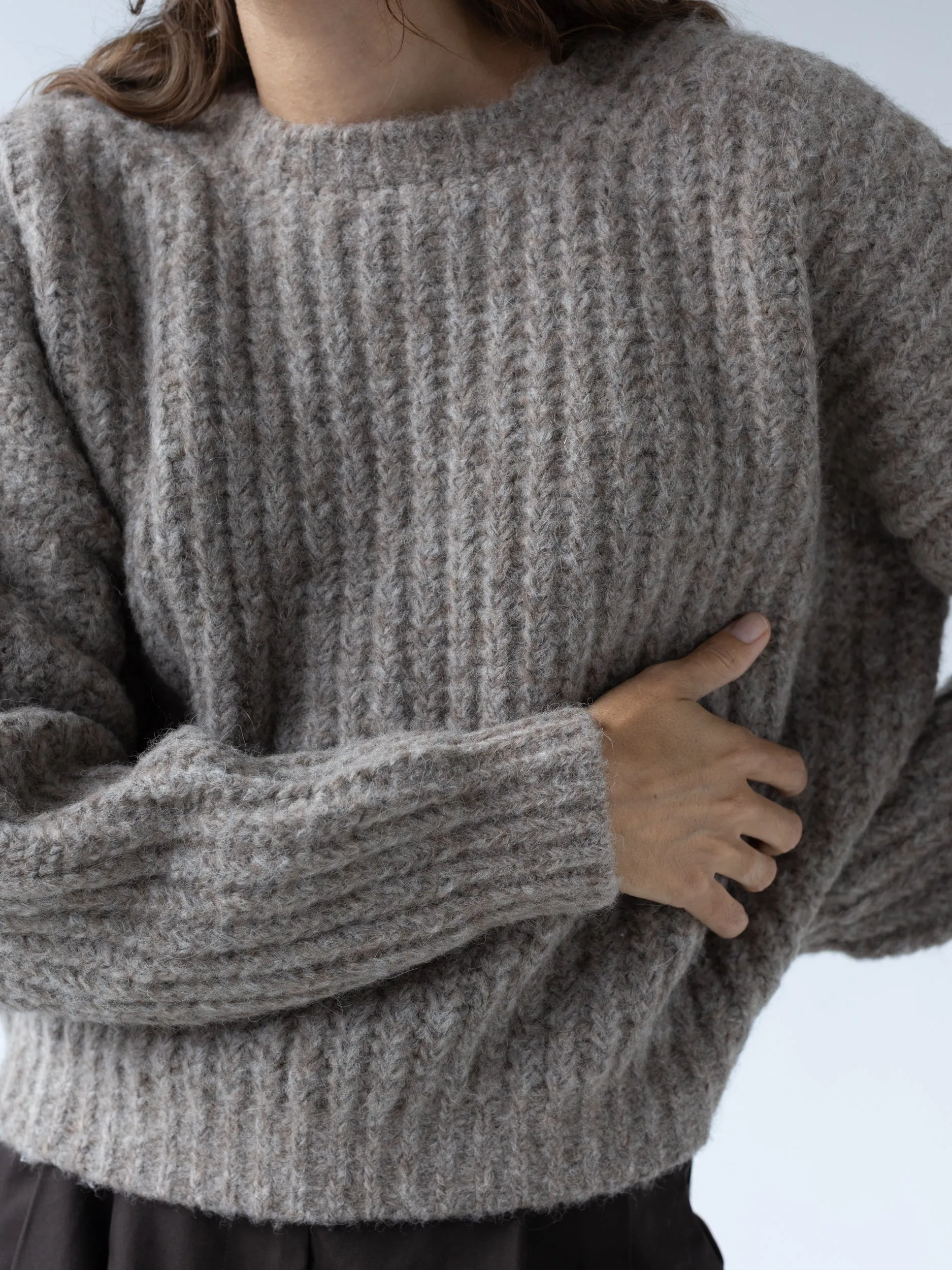 Classic Crewneck in Oatmeal