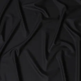 Classic Twill Black Wool Suiting Fabric - 150cm Width, 3.5 Mtrs Piece, UK Crafted-D17765