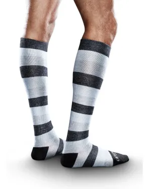 Core-Spun by Therafirm Patterned Monogradient Socks for Men & Women 20-30mmHg