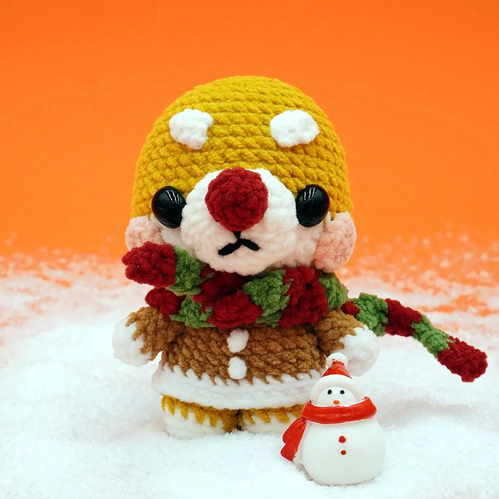 Crochet Christmas Shiba, Santa, Snowman, Tree and Hat Amigurumi Christmas Animals Gift