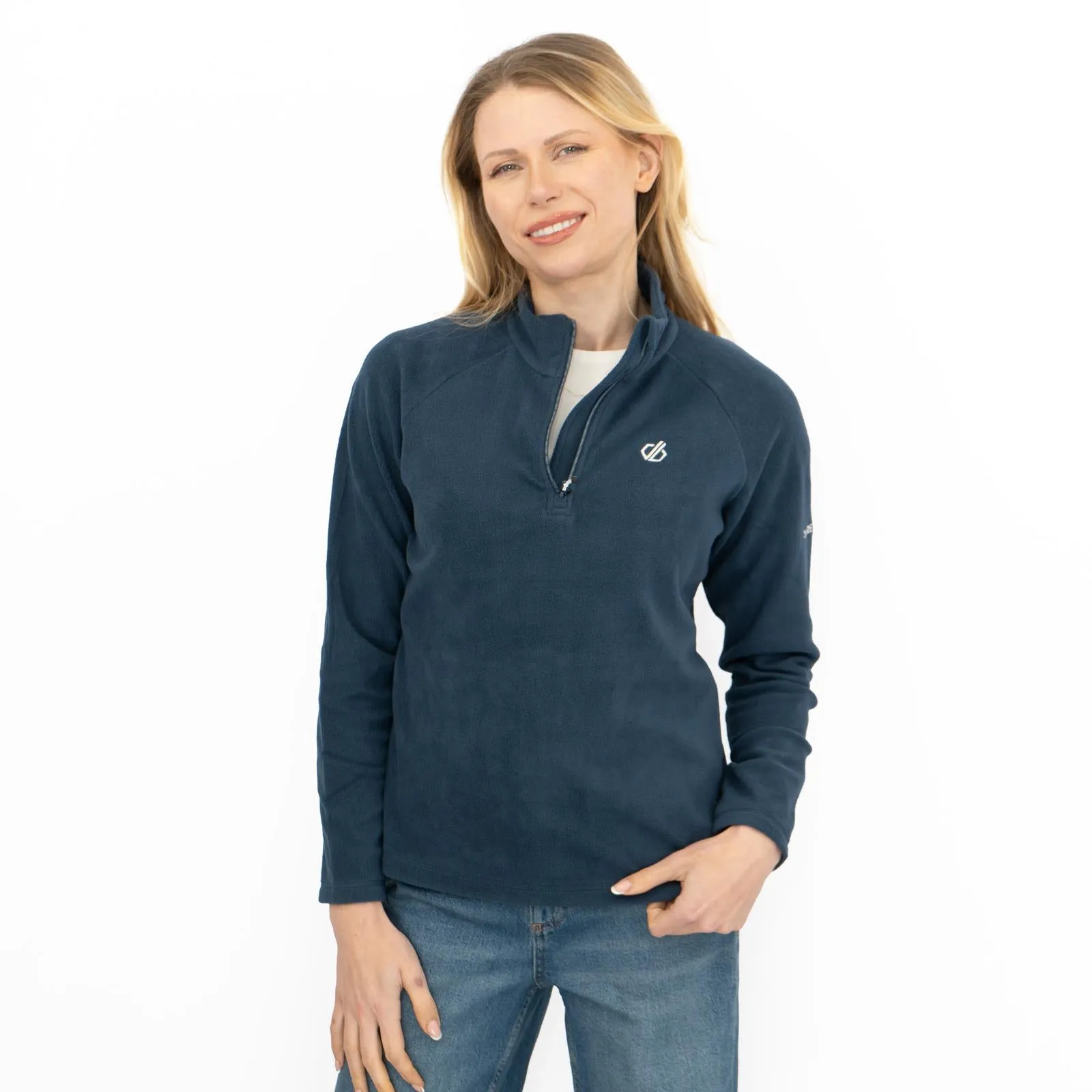 Dare 2B Womens Fleece Jacket Lightweight Freeform Half Zip Blue