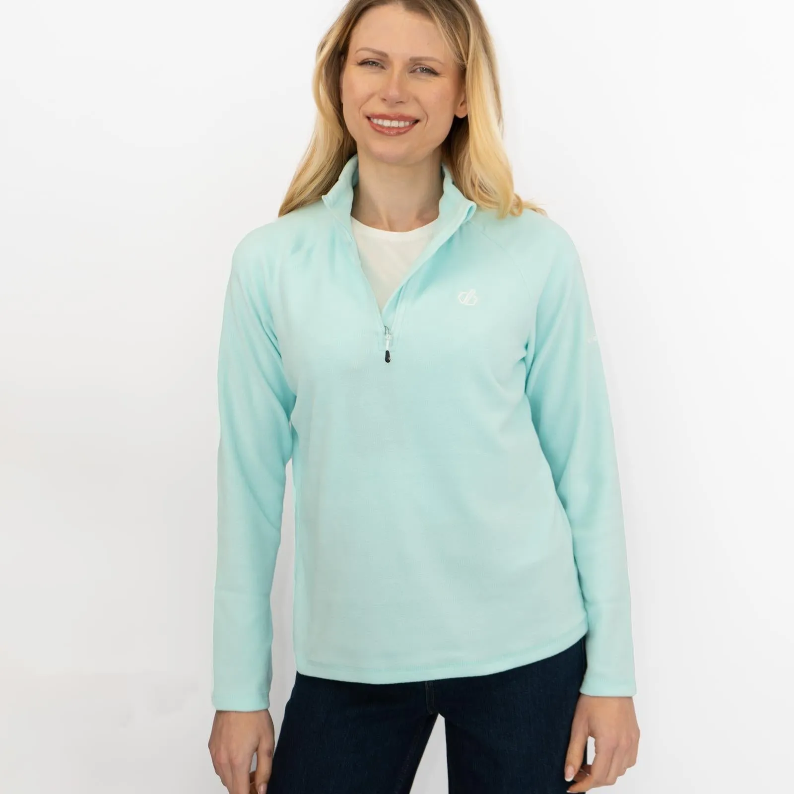 Dare 2B Womens Fleece Jacket Lightweight Freeform Half ZipTurquoise