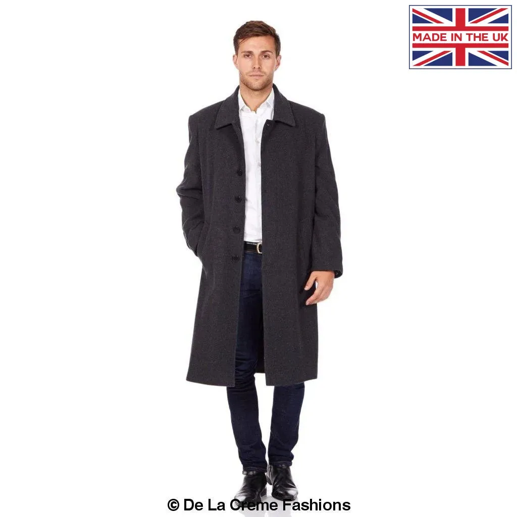 De La Creme MAN - Wool & Cashmere Long Formal Overcoat