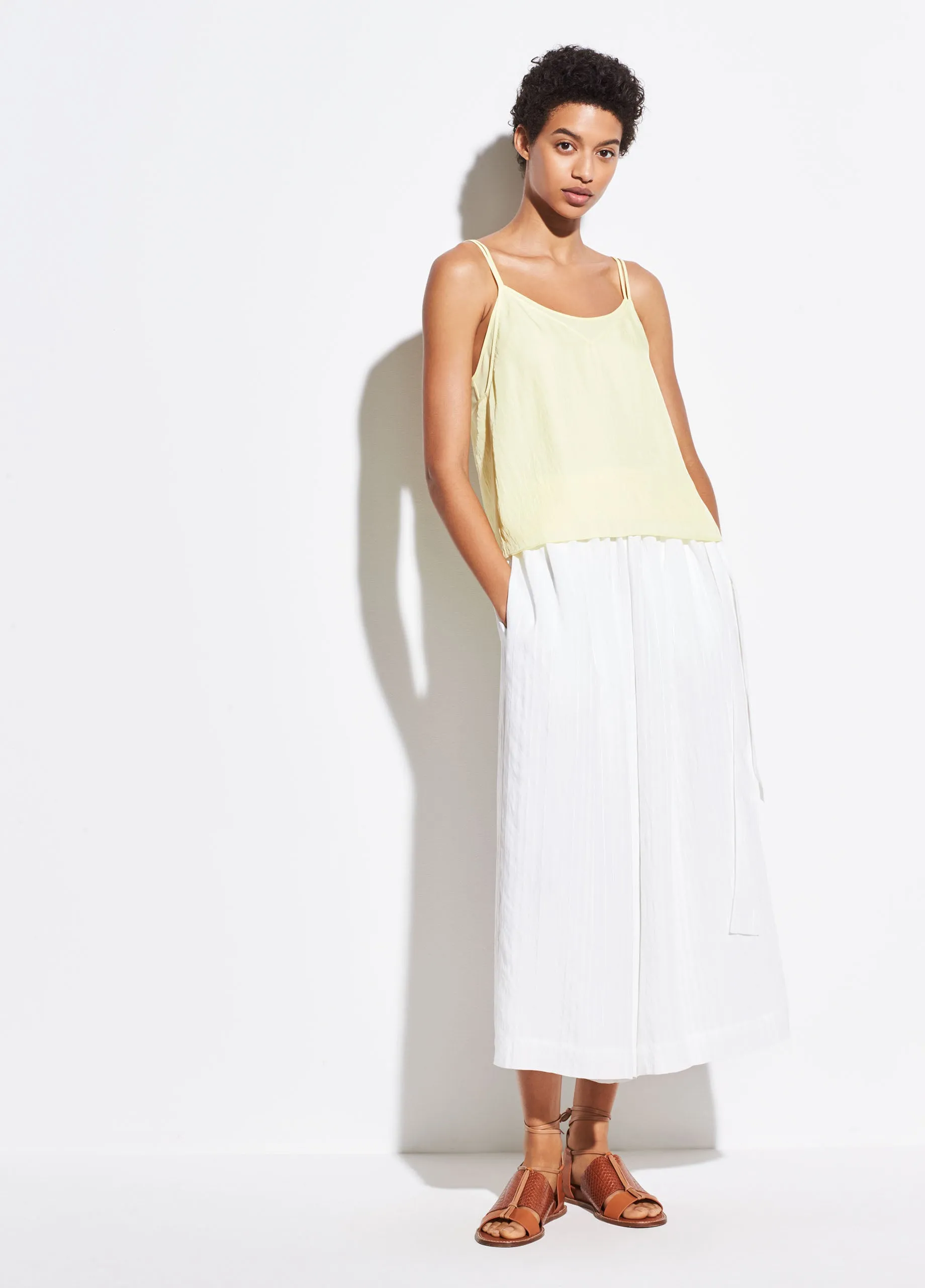 Double Layer Camisole in Lemon Glow