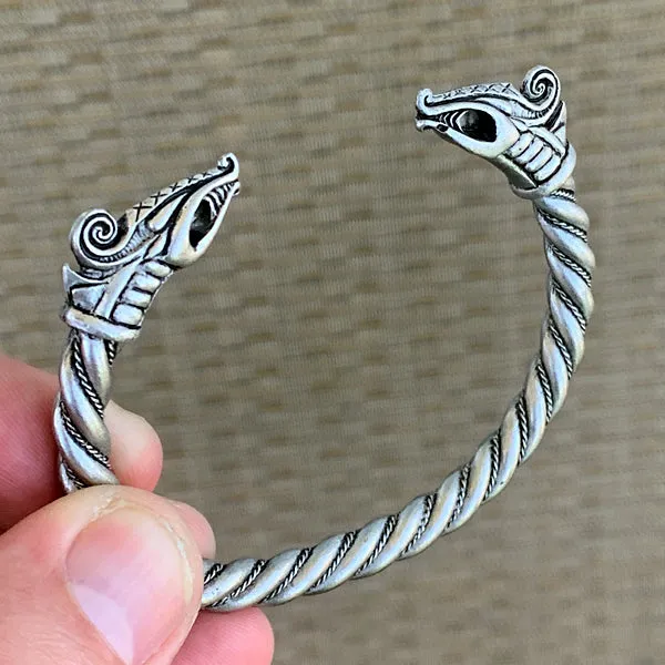 Dreki Arm Ring - Pewter