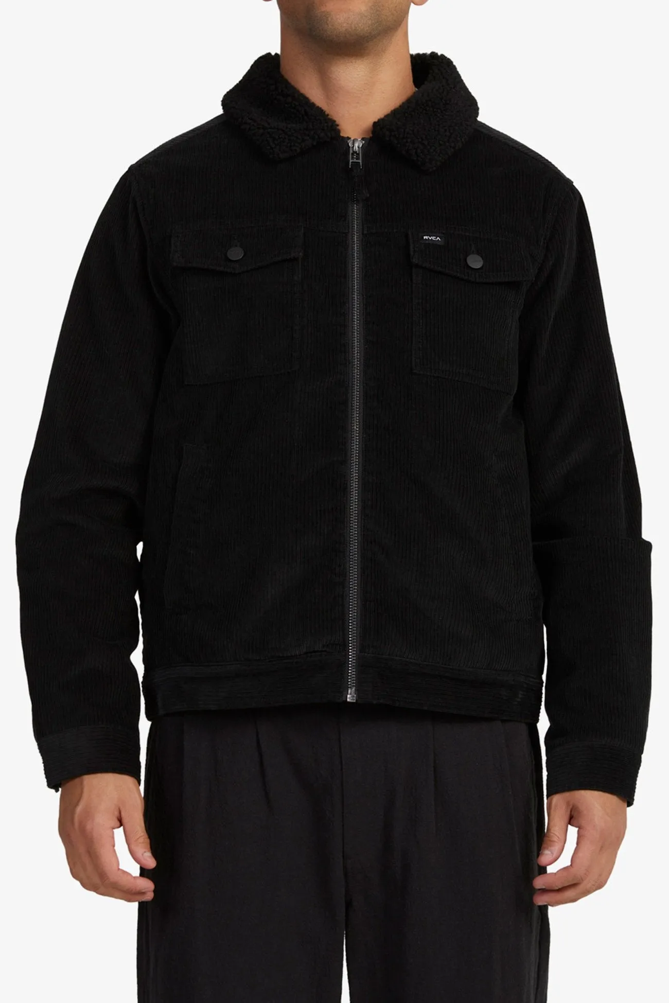 Easy Trucker Sherpa Jacket Pirate Black