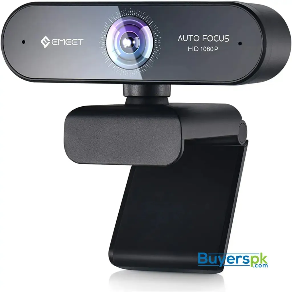 Emeet Nova 96° View Portable Autofocus Webcam – Webcam with Microphone