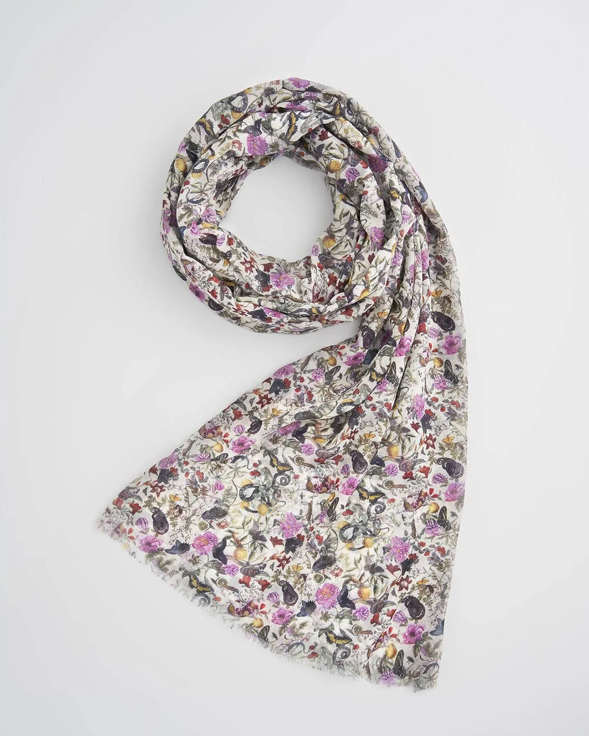 FABLE Floral Engravings Lightweight Scarf