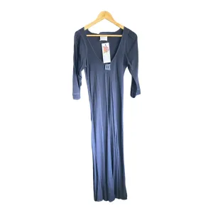 Feather and Bone Navy 3/4 Sleeved Dress Size 2 UK Size 10/12