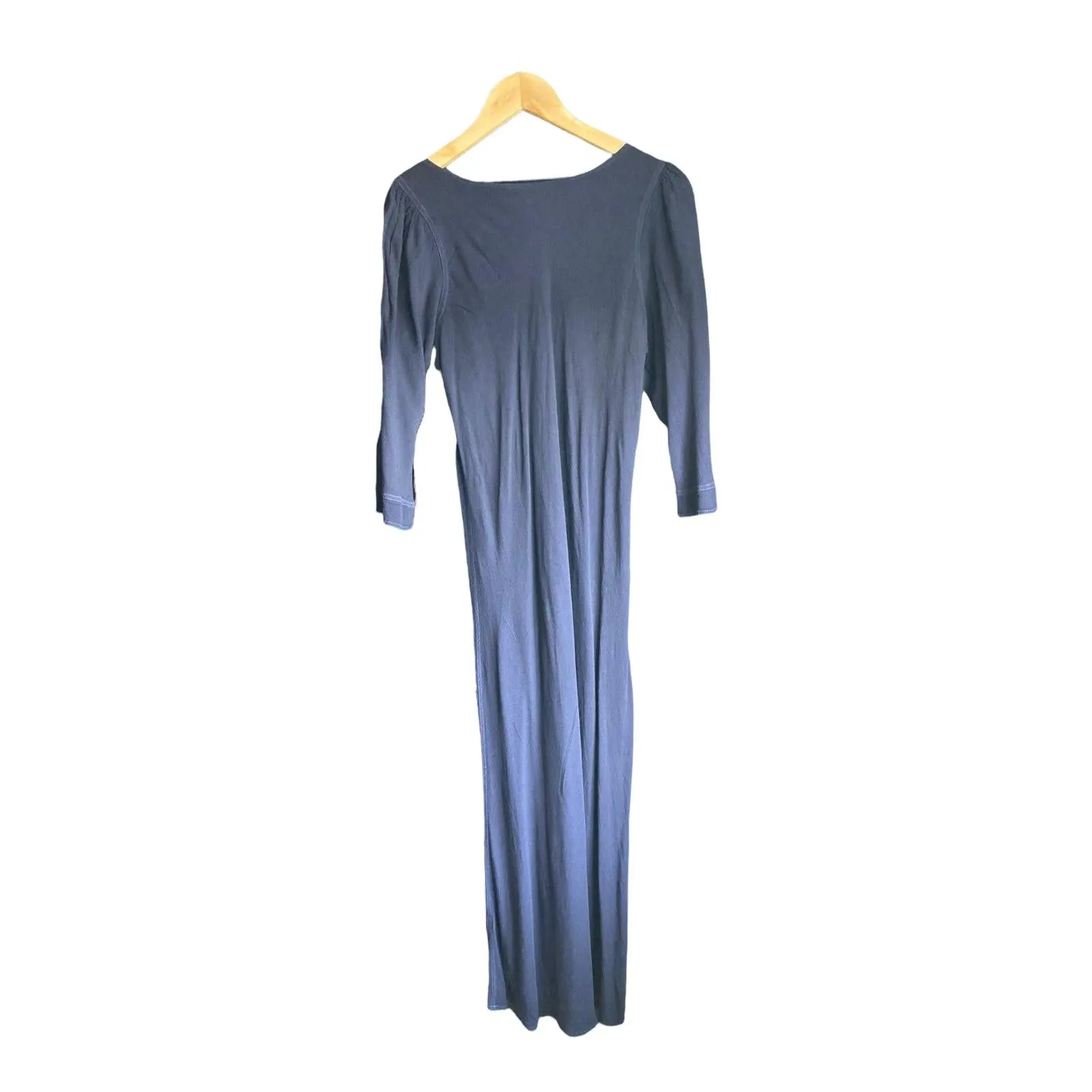 Feather and Bone Navy 3/4 Sleeved Dress Size 2 UK Size 10/12