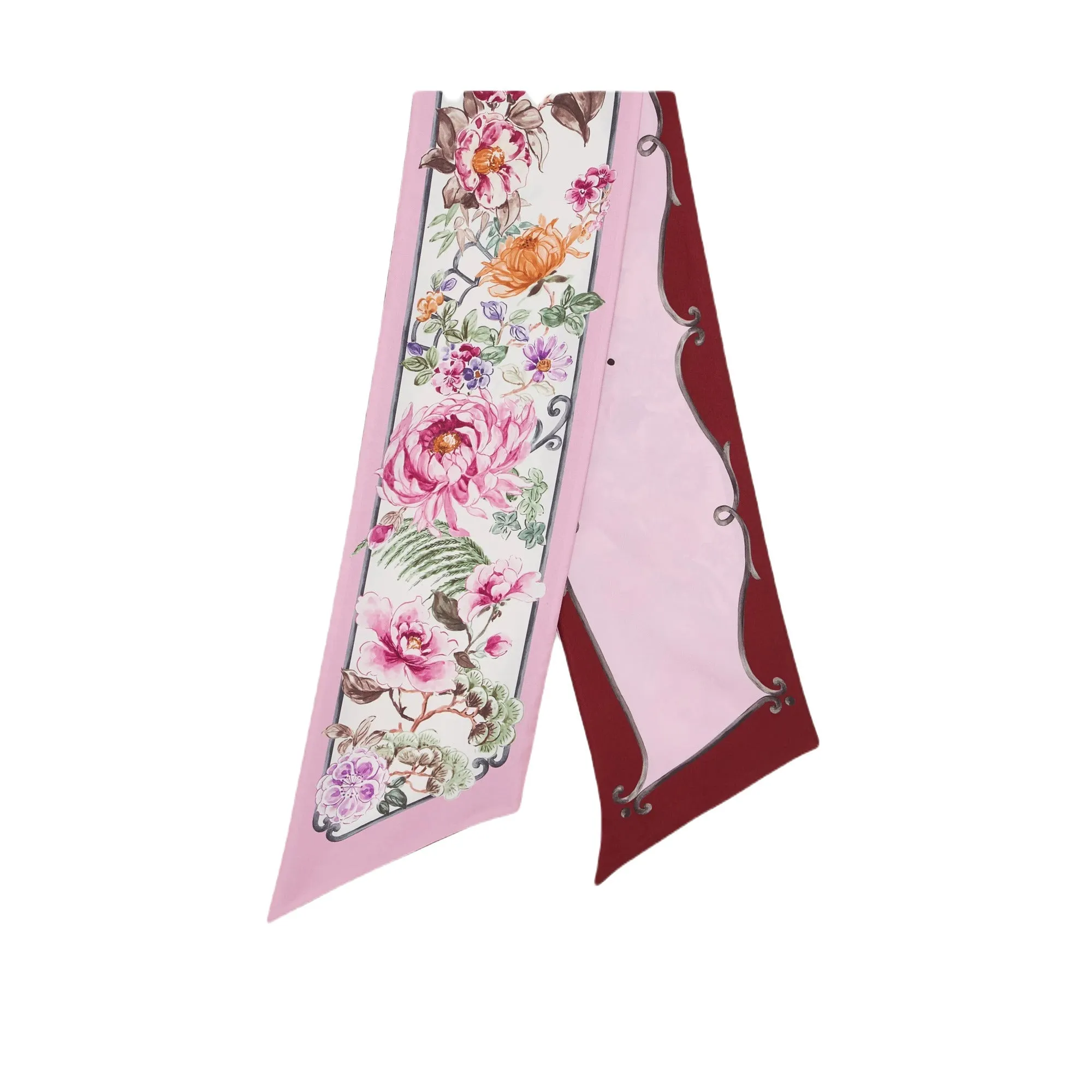 Ferragamo Ba Ceramica Scarf Pink