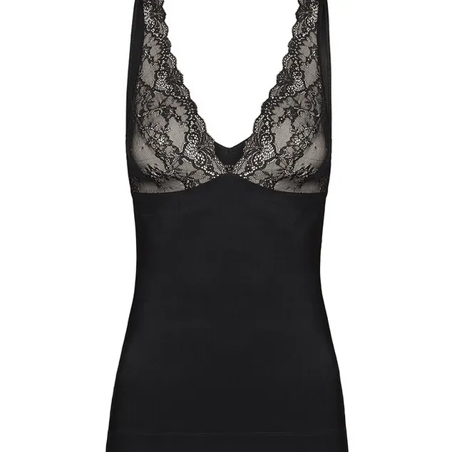 Firming Microfiber Camisole with Lace